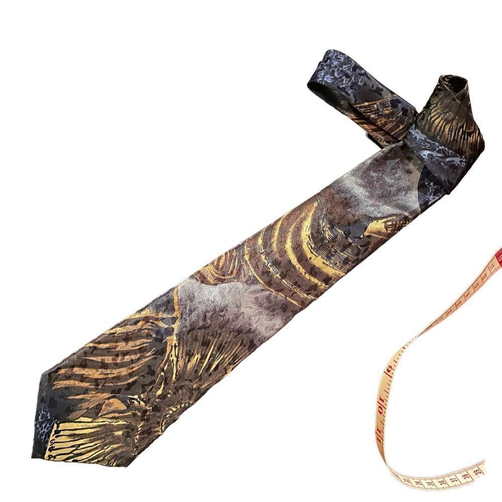 Vintage Picasso abstract floral silk tie